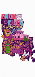 LSU wall decor
