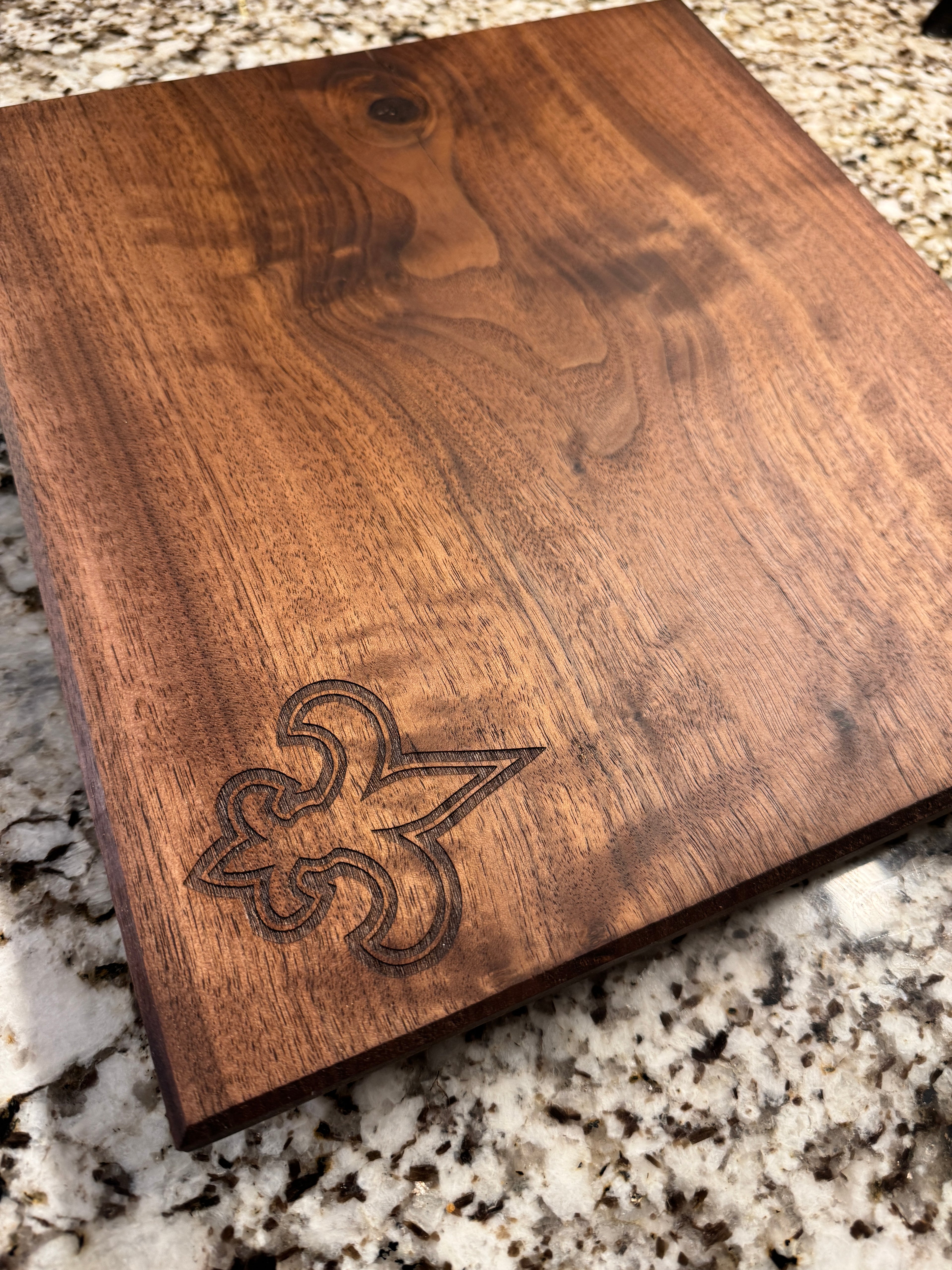 Custom Solid Black Walnut Cutting/Charcuterie Board
