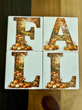 Fall coasters set of 4
