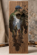 Rustic bottle opener suitable for indoors or outdoors Color Hunter