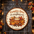 Fall and Autumn signs Pumpkin spice