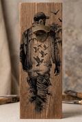 Rustic bottle opener suitable for indoors or outdoors Hunter Duck
