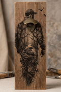Rustic bottle opener suitable for indoors or outdoors gator