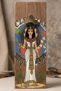Rustic bottle opener suitable for indoors or outdoors Cleopatra