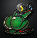 Frog Laser cut wall plaques.