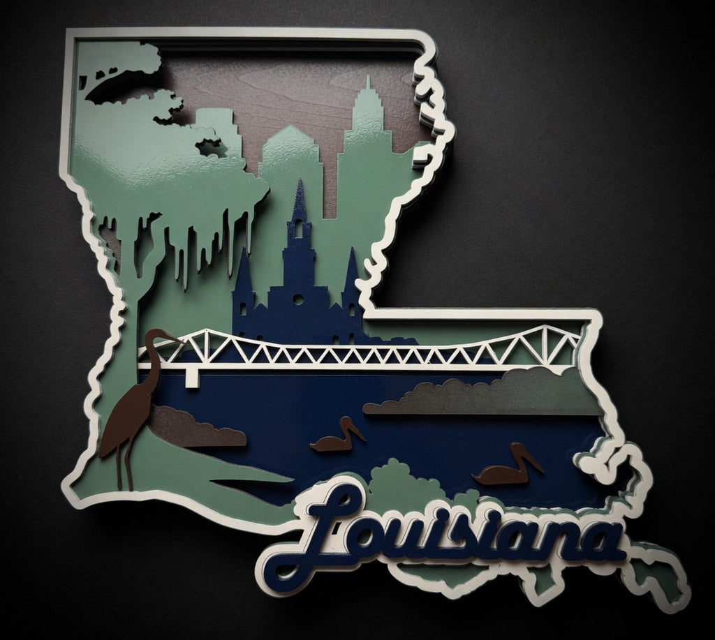 Various Laser cut wall plaques.