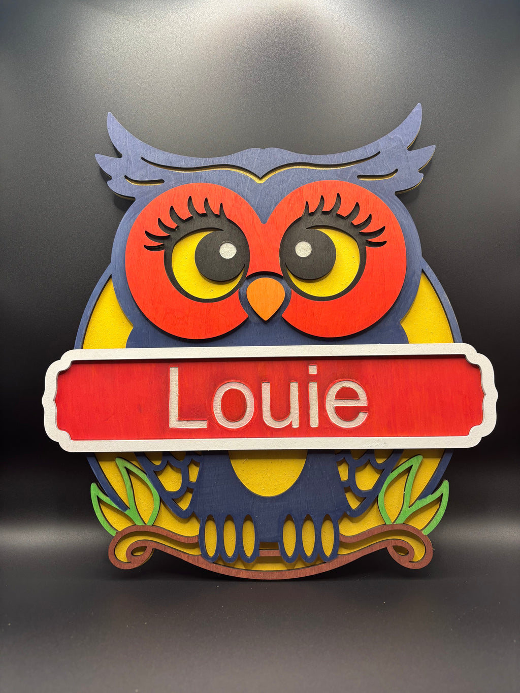 Personalized Owl door signs