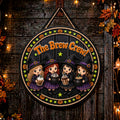 Halloween sign Cute seasonal decor Witches