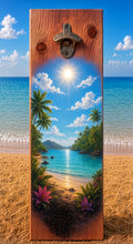 Beach bottle opener suitable for indoors or outdoors Beach Island