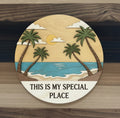 Wooden Beach This is my Special place sign
