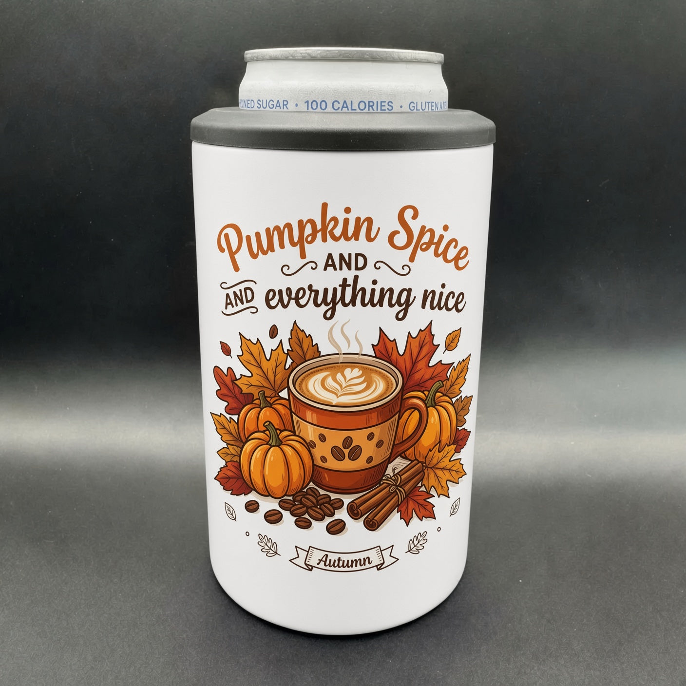 Tailgating 4-in-1 cooler/tumbler Pumpkin Spice