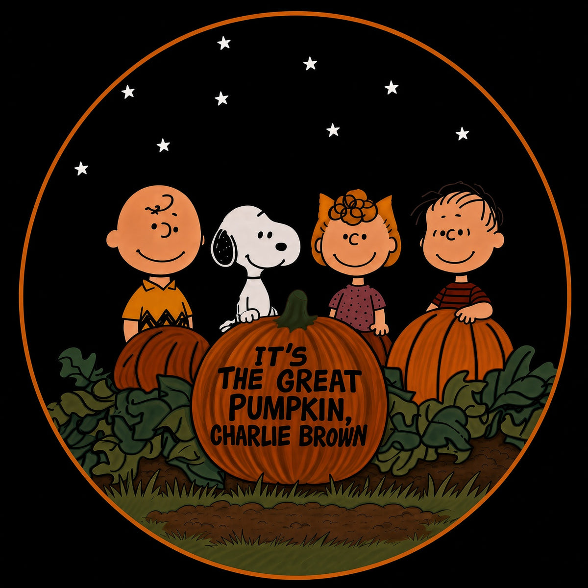 Great Pumpkin Halloween home decor sign