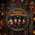 Halloween sign Cute seasonal decor Witches funny