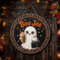 Bougie Ghost Halloween home decor sign